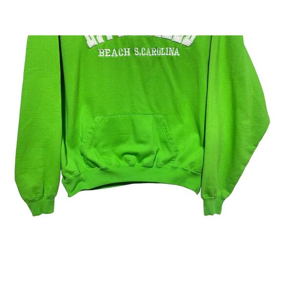 Litchfield Beach South Carolina Pullover Hoodie Men's Size XXL Green Waves Surf - Picture 4 of 7